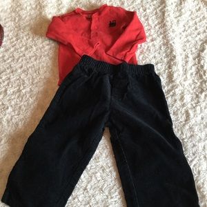 CARTERS Boys Long Sleeve and Pants Set